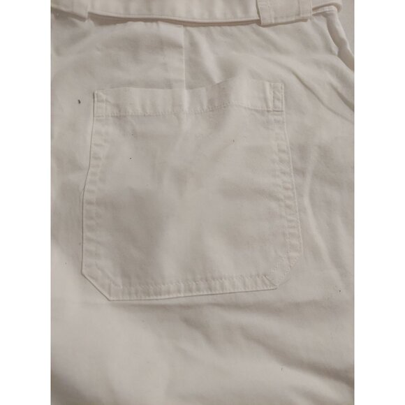 Lauren Ralph Lauren Women Shorts With Belt White Size 14 Summer NWT Polo - Picture 10 of 15